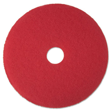 3M™ Low-speed Buffer Floor Pads 5100, 19" Diameter, Red, 5-carton freeshipping - TVN Wholesale